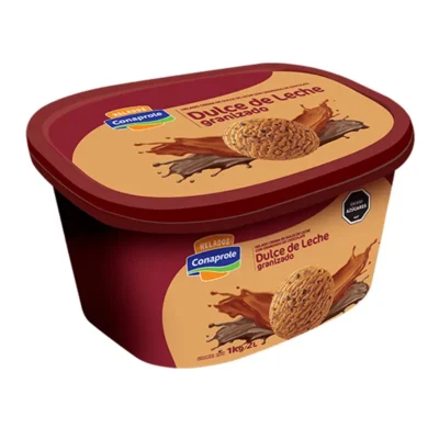 Helado Conaprole 2L Dulce de Leche Granizado