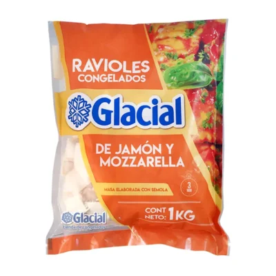 Ravioles de Jamón y Mozzarella Glacial 1KG